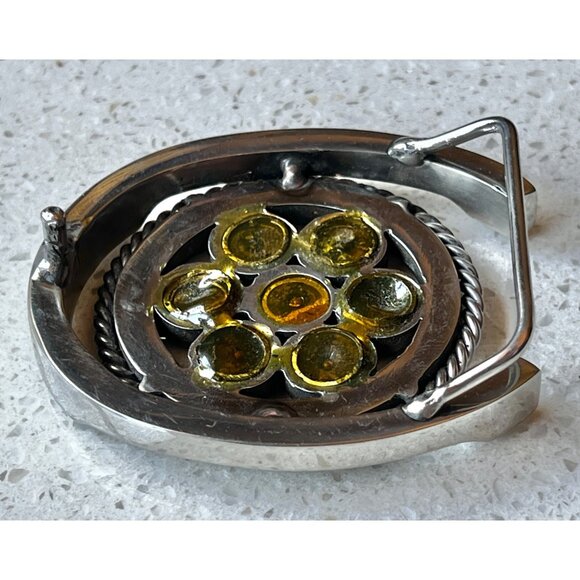 Handmade Stainless Steel Gun Shells Belt Buckle With Western .38 Special Casings - Picture 5 of 6